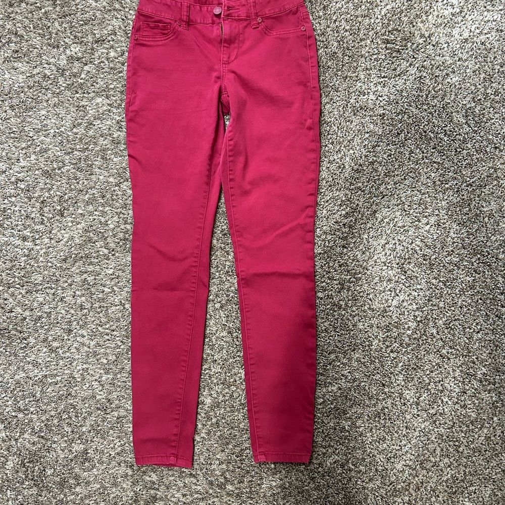 Maurices Women's Vibrant Pink Jeans